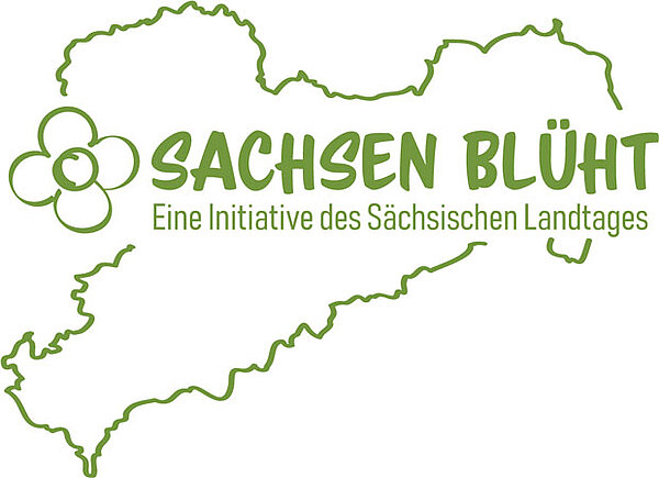 Logo: Sachsen blüht